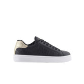 Armani Exchange Women’s Sneakers – Neutral Tone with Logo Tab